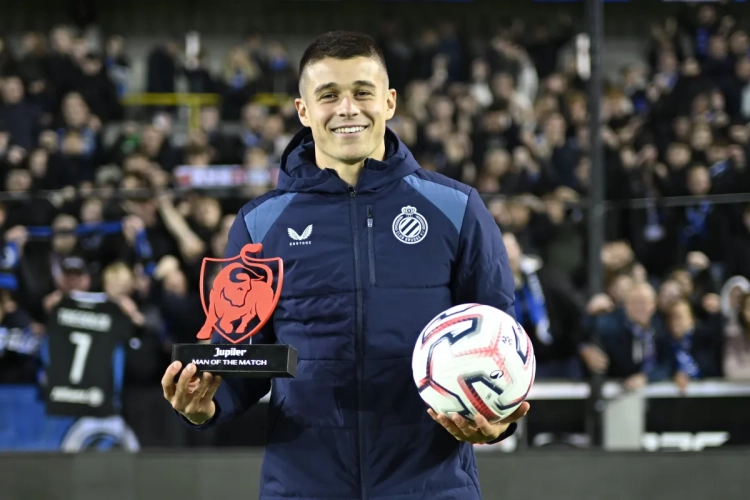 L'entraîneur de Saint-Trond impressionné par deux joueurs du Club de Bruges : "On gagne ce match avec eux"