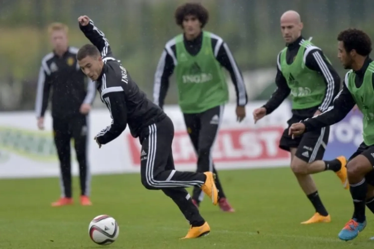 Pas d'Eden Hazard contre Andorre