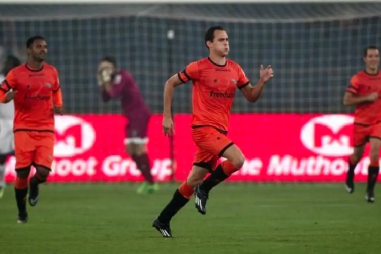 Wim Raymaekers buteur avec les Delhi Dynamos