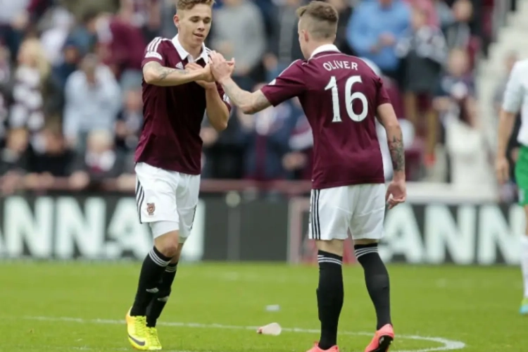 Le look particulier d'un supporter des Hearts