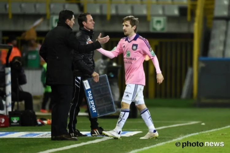 Anderlecht a pris une décision concernant Marin