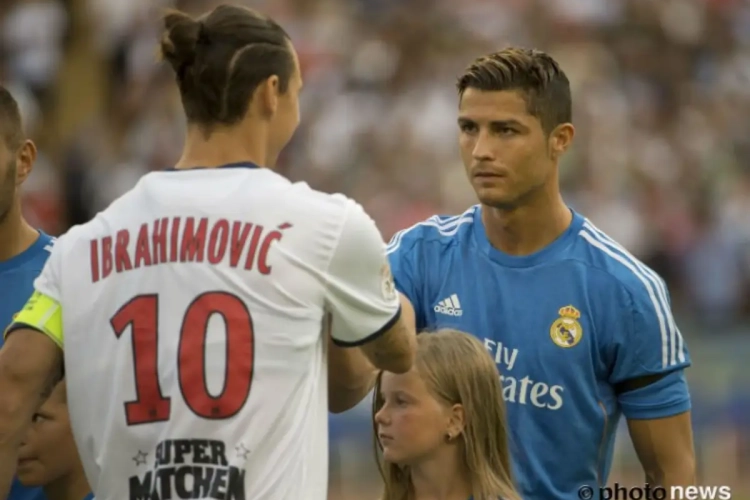 Ibrahimovic tacle le "faux" Ronaldo