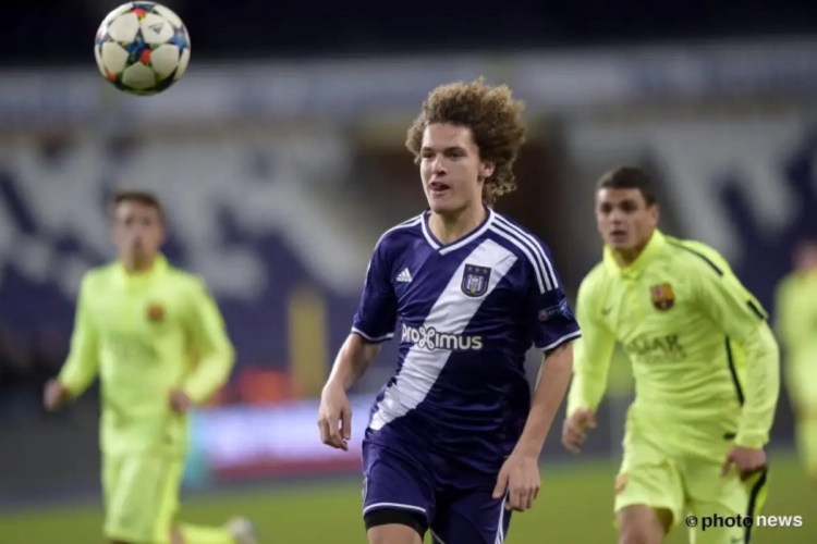 L'équipe-type d'Anderlecht avec les joueurs formés au club