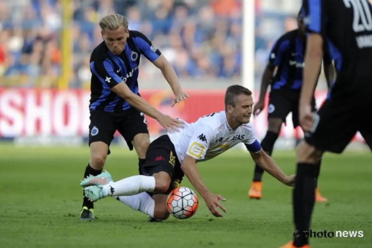 Un médian brugeois toujours inapte pour affronter Westerlo