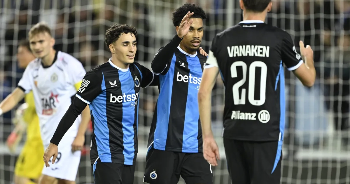 Photo: Walfoot.be Club Brugge, Genk, and Zulte Waregem Advance in Cup
