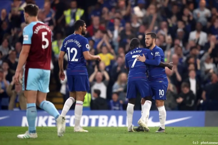 🎥 Chelsea et Hazard (décisif) accrochés par Burnley, Wolfsburg arrache le partage sur le fil