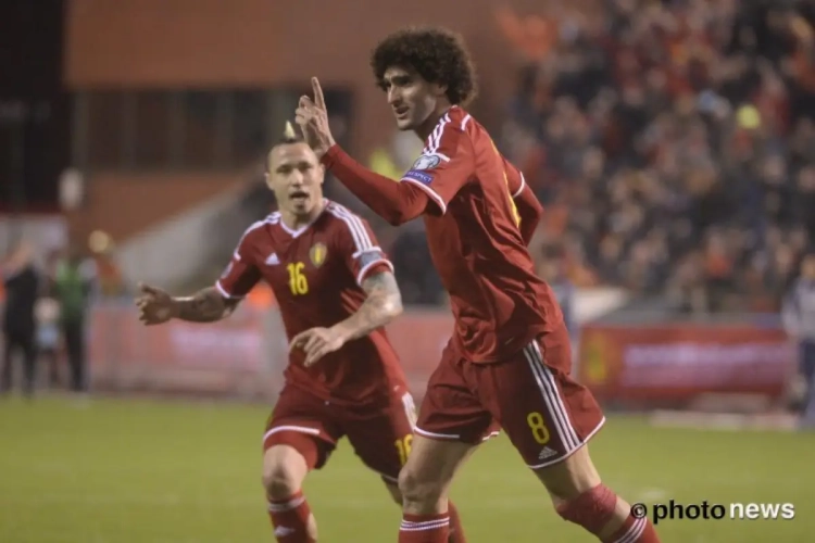 Wilmots est aussi surpris : "Nous ne savions pas que Fellaini avait un aussi bon pied gauche"